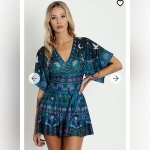 Blackmilk Ocean Magic Slinky Playsuit